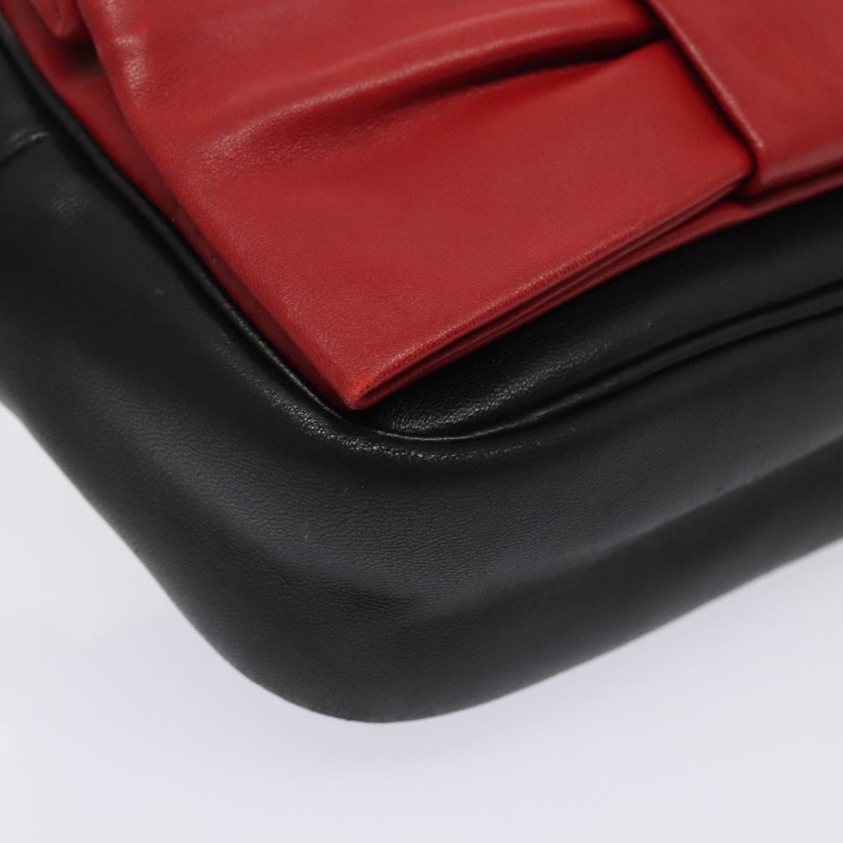 Prada Ribbon Red Leather Bag