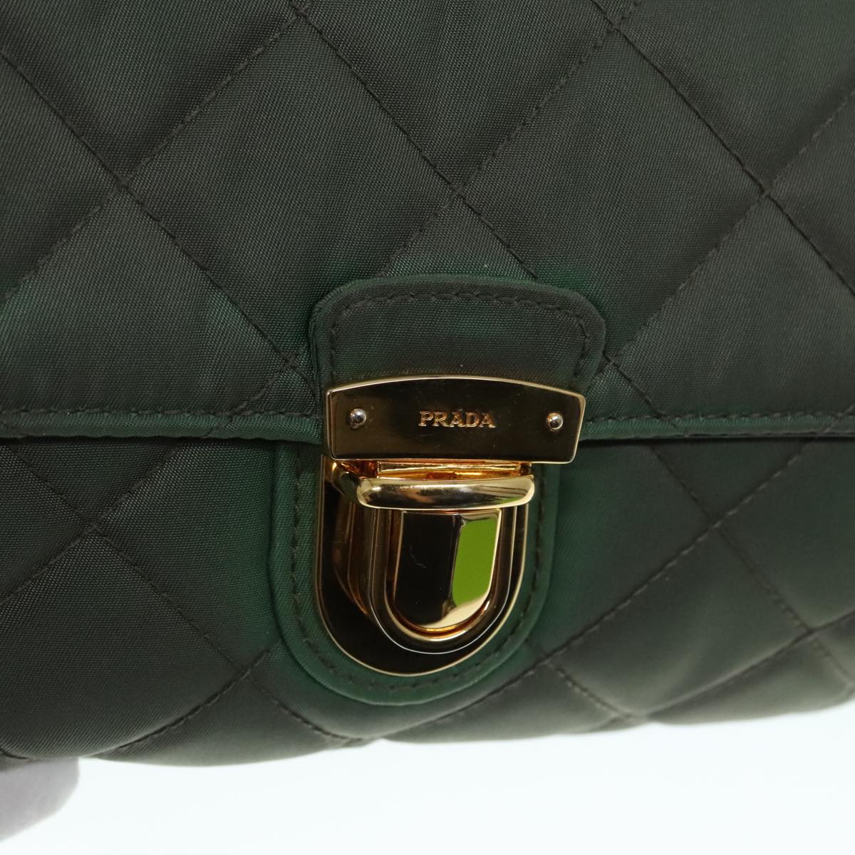 Prada Re-Nylon Khaki Synthetic Bag