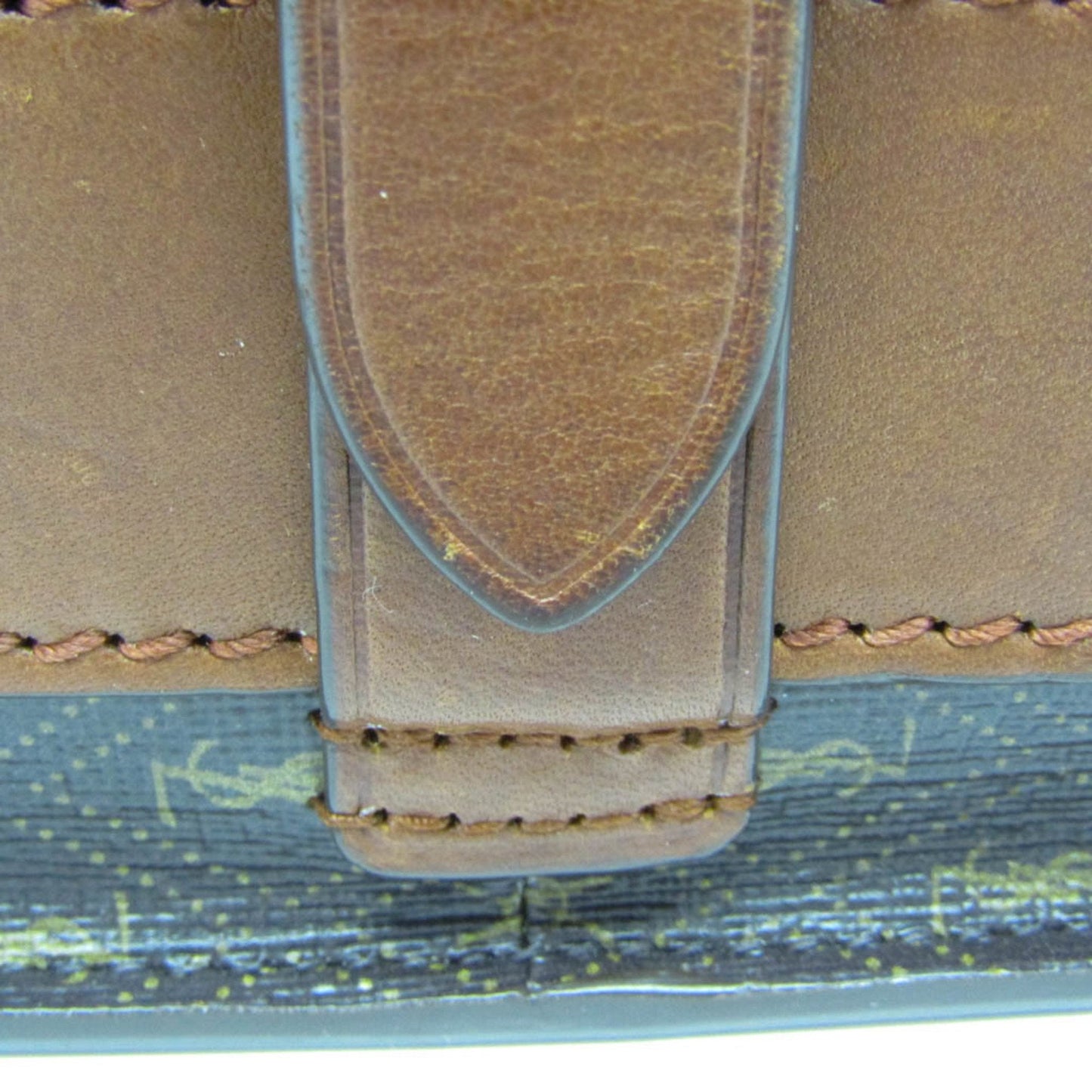 Saint Laurent Brown Leather Bag