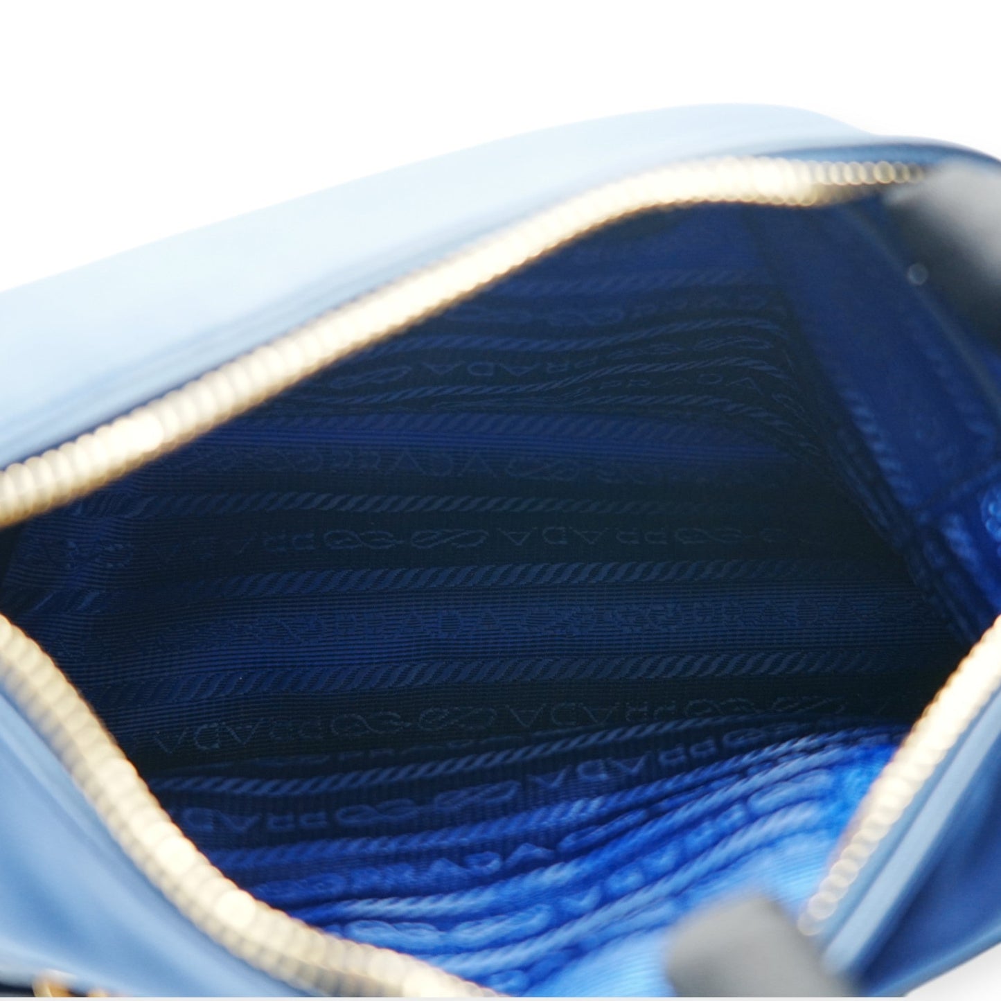 Prada Blue Nylon Shoulder Bag - '10s