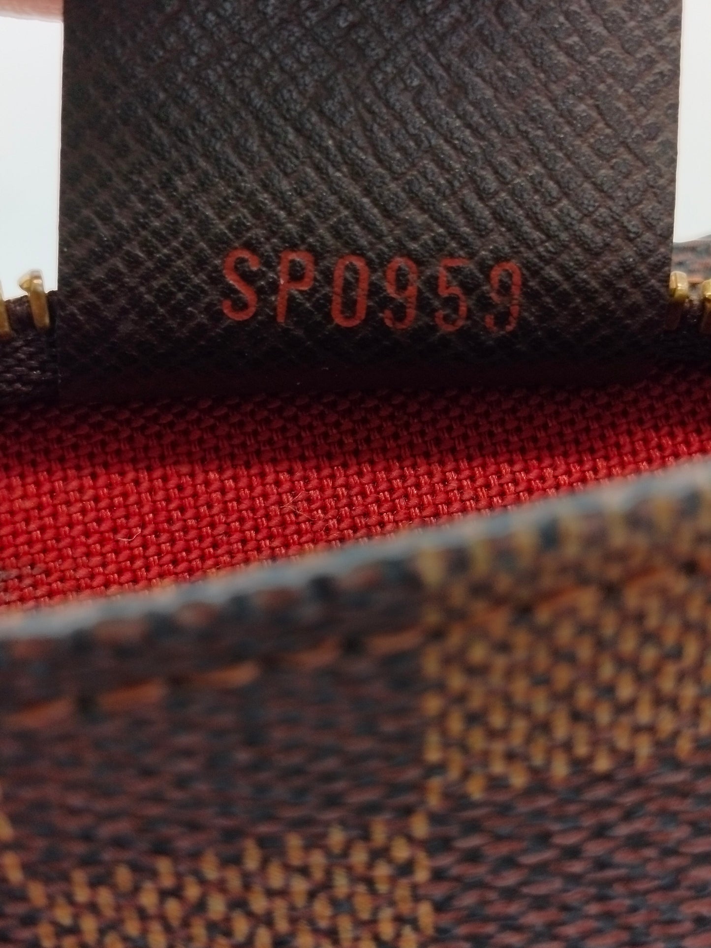 Louis Vuitton Pochette Damier Ebene Shoulder Bag - '90s