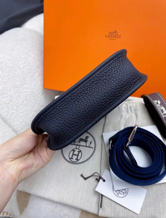 Hermès Mini Evelyne Hermes Navy blue