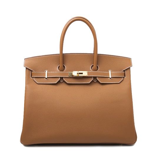 Hermes Gold Birkin Bag 35