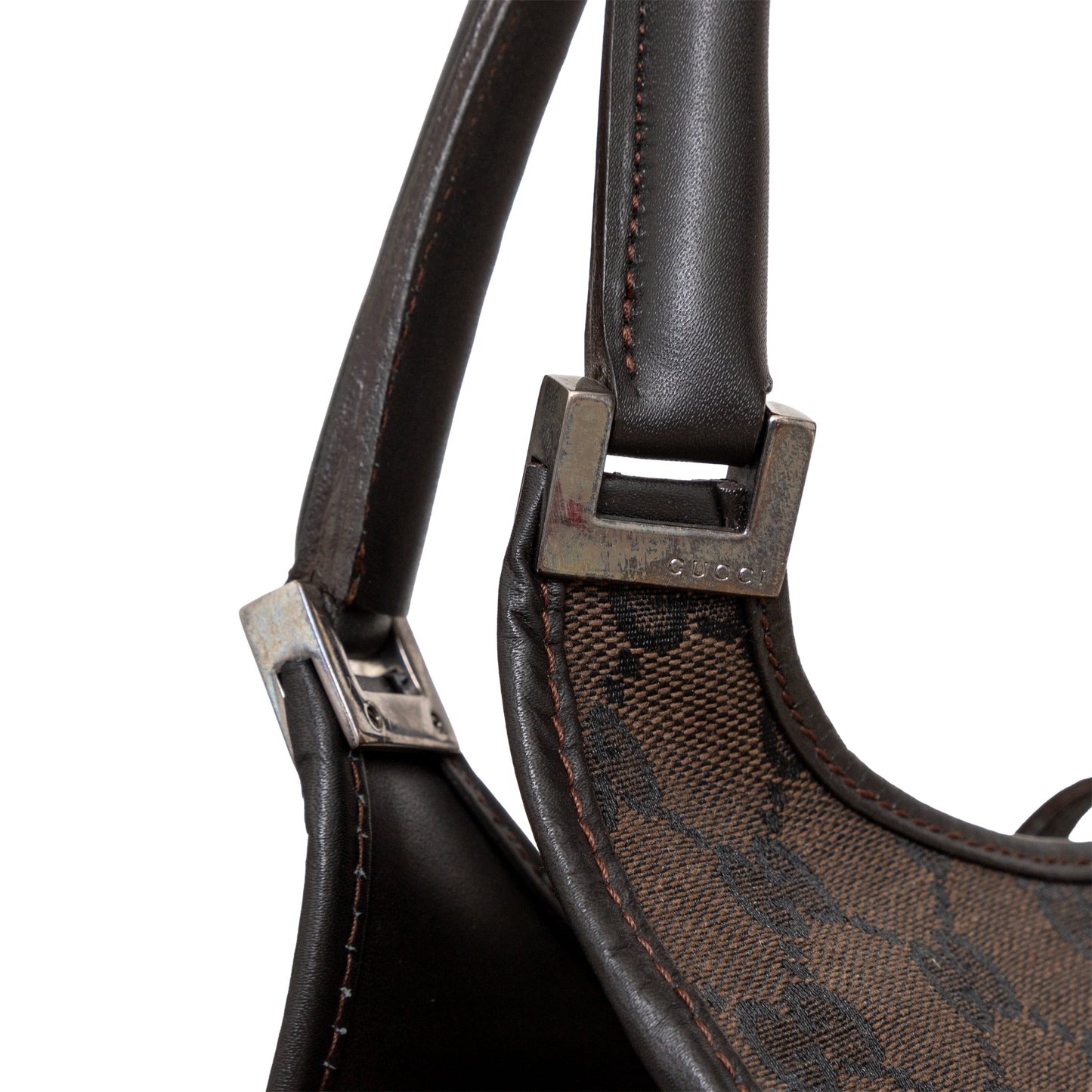 Gucci GG Canvas Jackie Bardot Bag - '00s